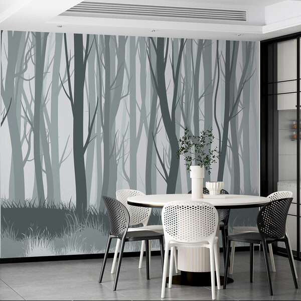 Group of trees in a forest Group of trees in a forest