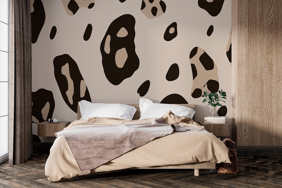Abstract animal print pattern design.