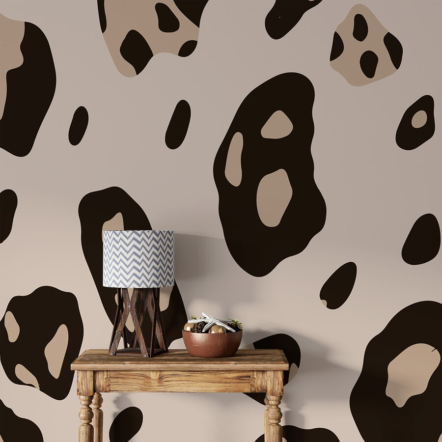 Abstract animal print pattern design.