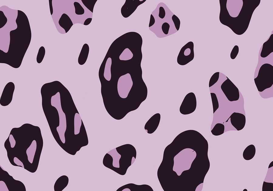 Purple and black spotted pattern