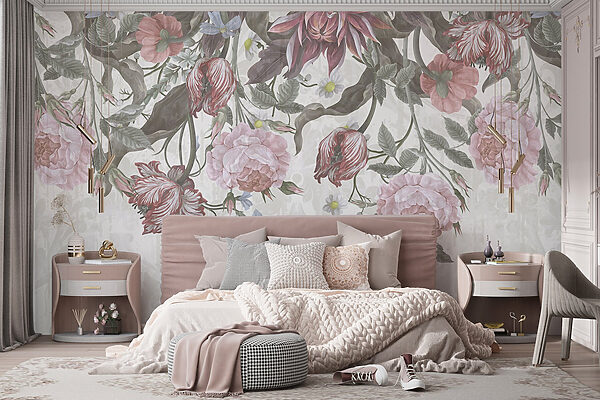 Delicate blooms in soft hues Delicate blooms in soft hues
