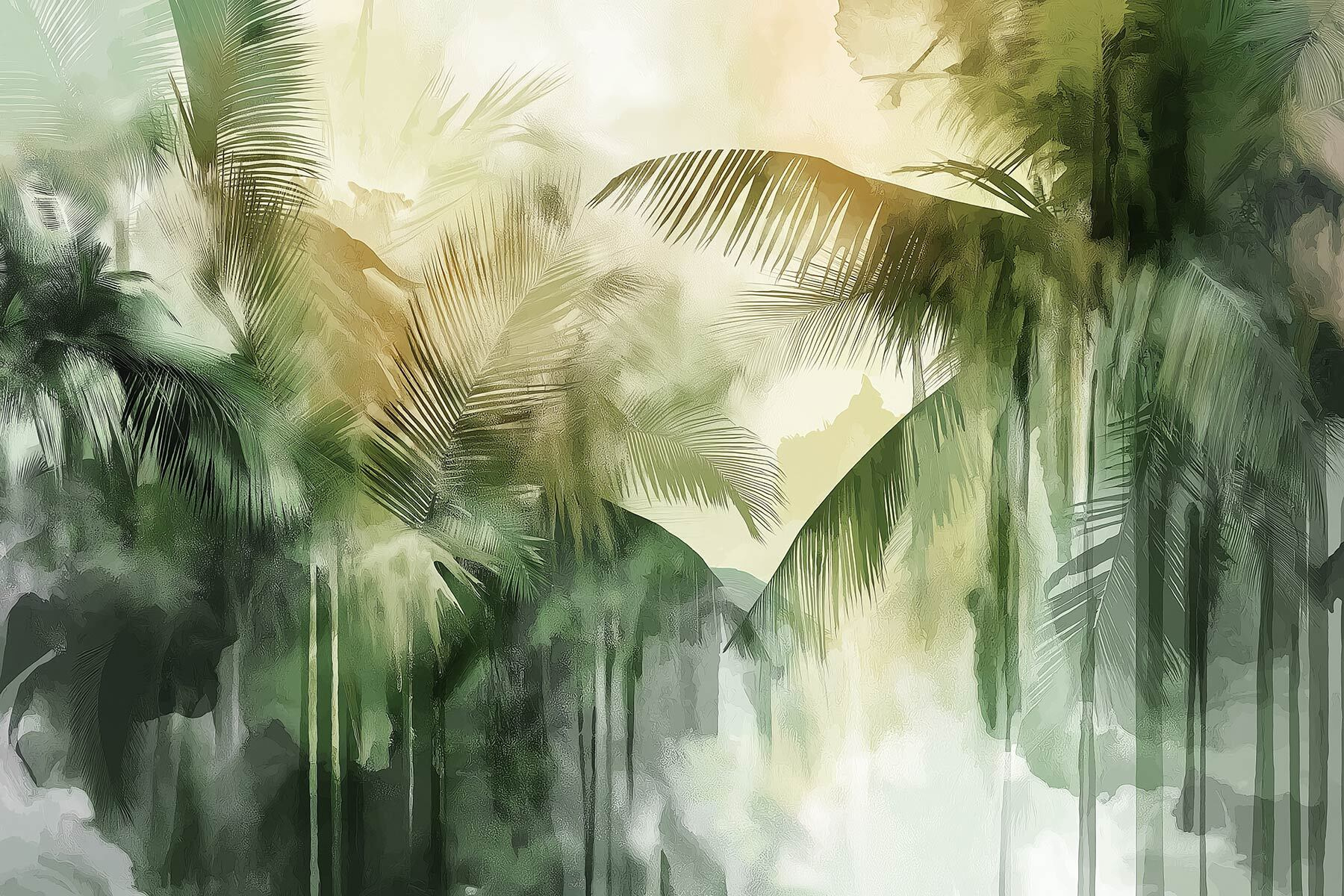 Group of palm trees Group of palm trees