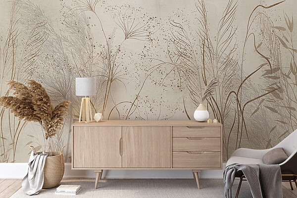 Calm and serene nature illustration Calm and serene nature illustration