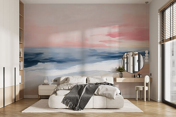 Painting of a beach Painting of a beach