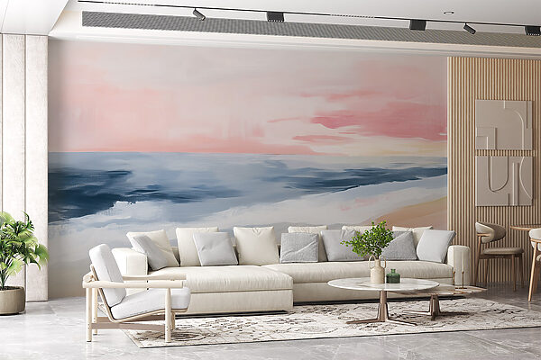 Painting of a beach Painting of a beach