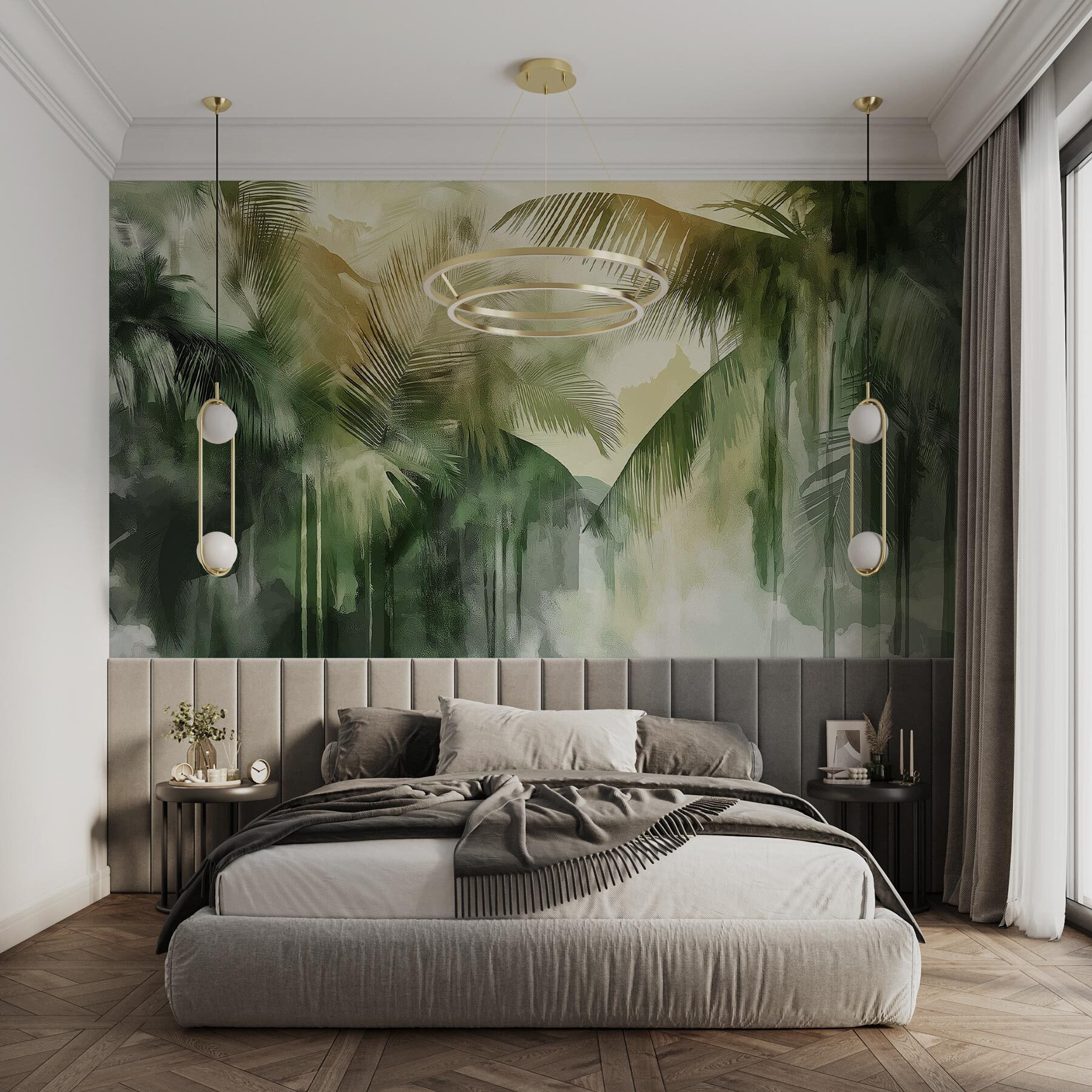 Group of palm trees Group of palm trees