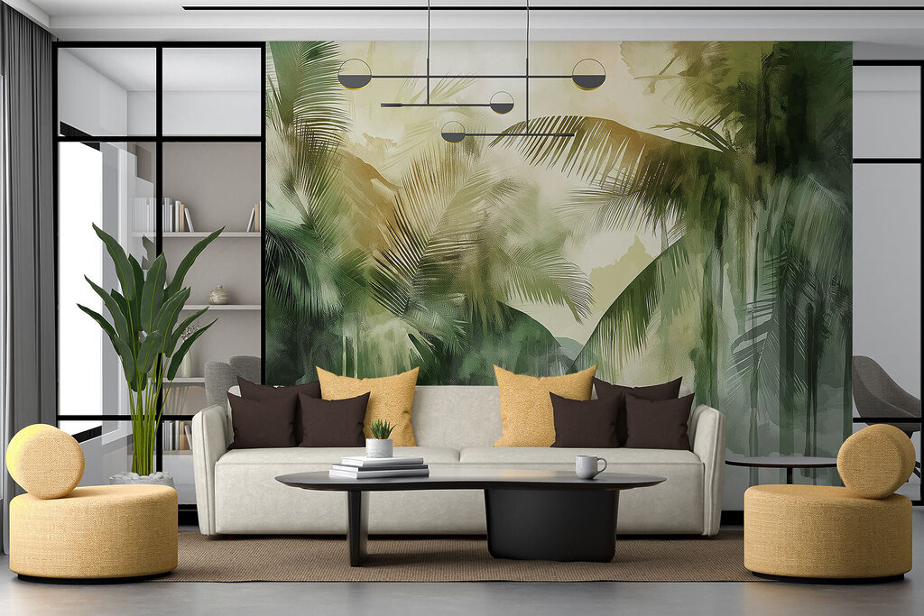 Group of palm trees Group of palm trees