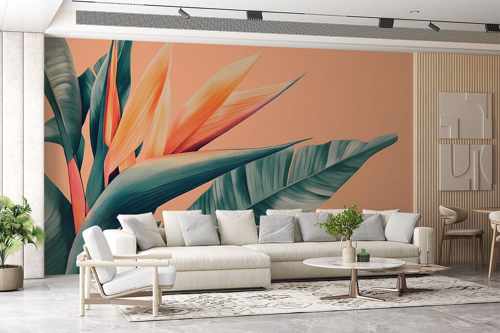 Vibrant blooms against a soft backdrop Vibrant blooms against a soft backdrop
