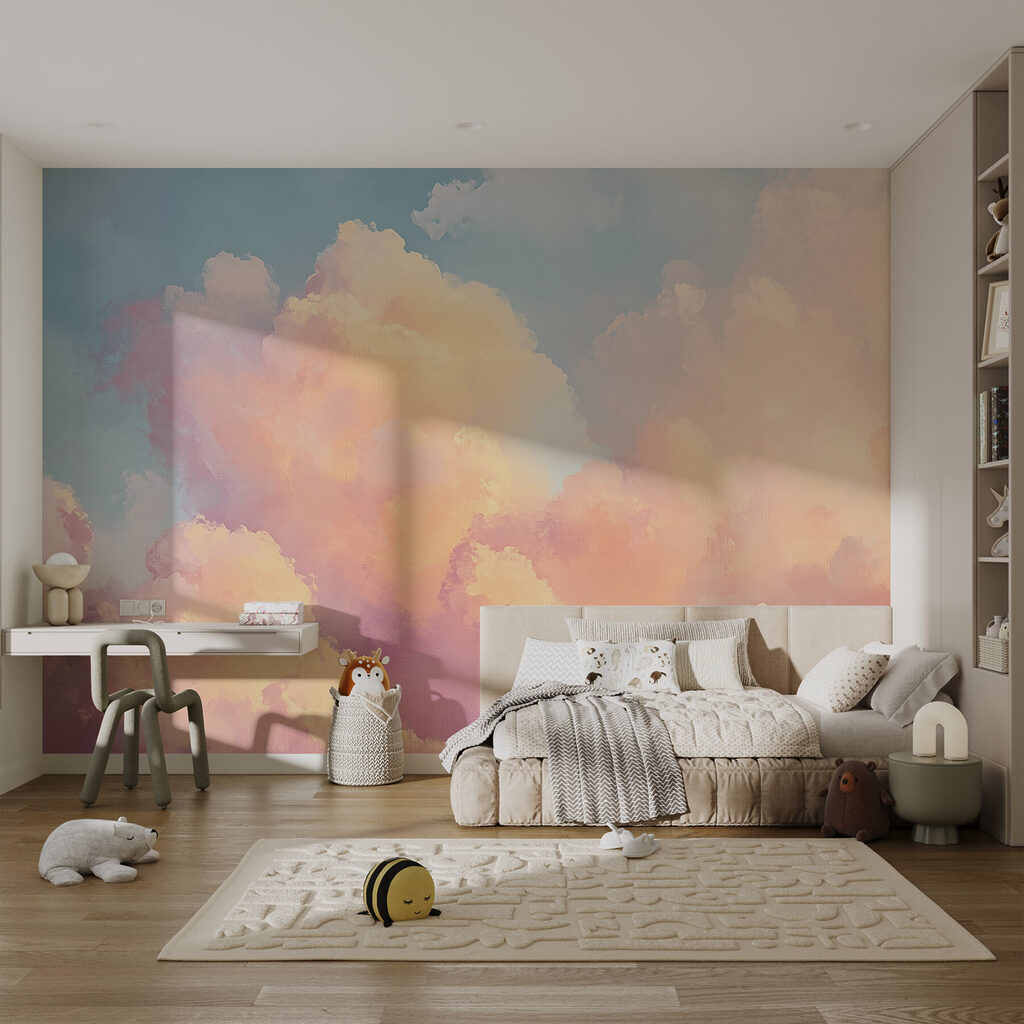 Colorful clouds in the sky