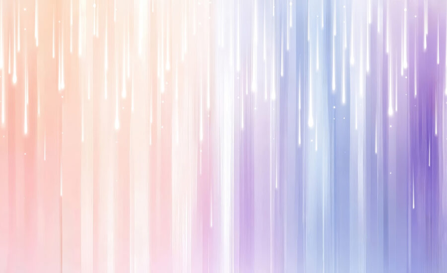 Blurry image of a rainbow of light