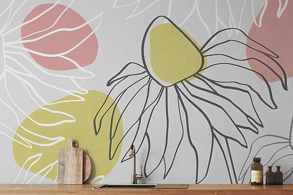 Drawing of a flower Drawing of a flower