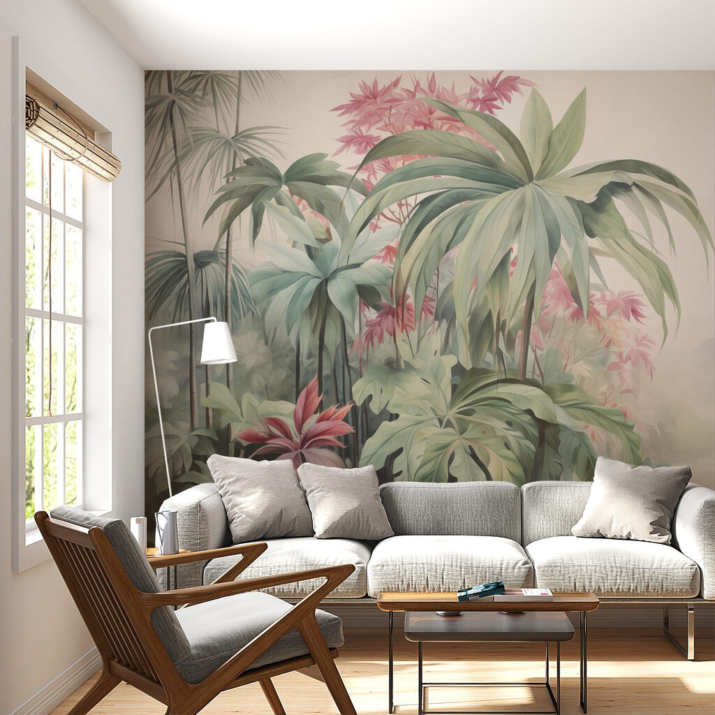 Painting of plants and flowers