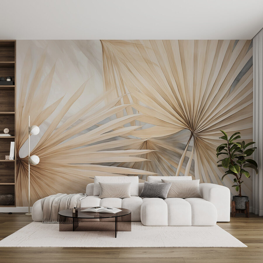 Nature’s elegant fan-shaped patterns