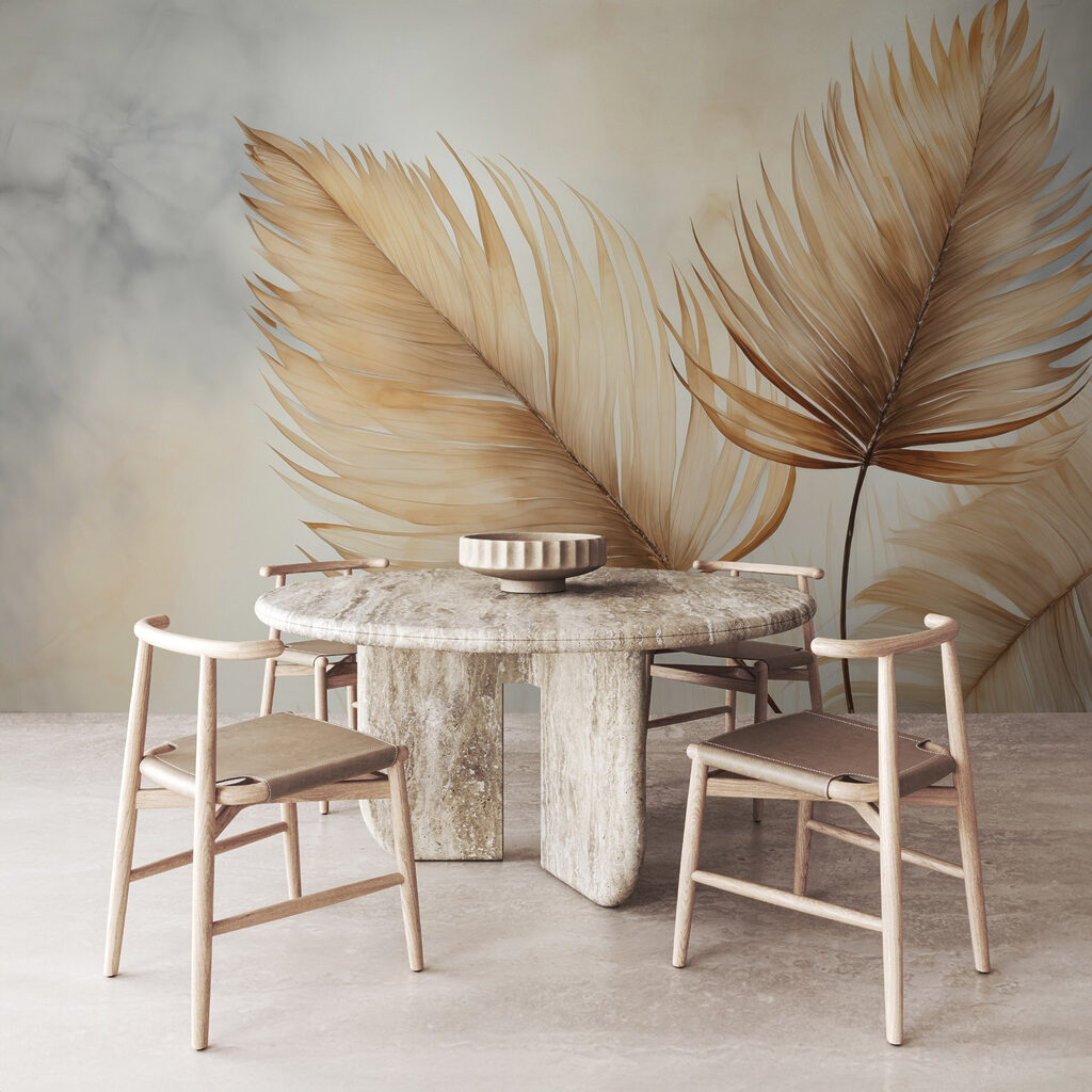 Delicate leaves in soft hues Delicate leaves in soft hues