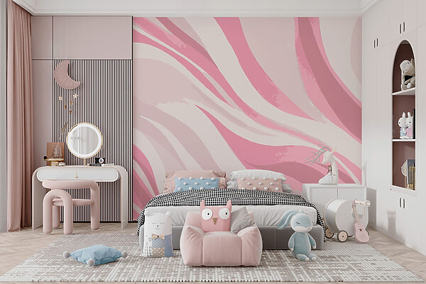 Pink and white swirls Pink and white swirls