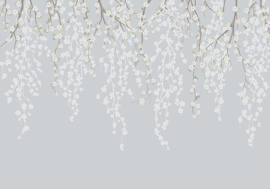 Wall murals White flowers on a tree branch - Image 5