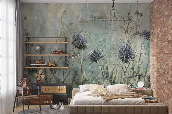 Painting of flowers and plants Painting of flowers and plants