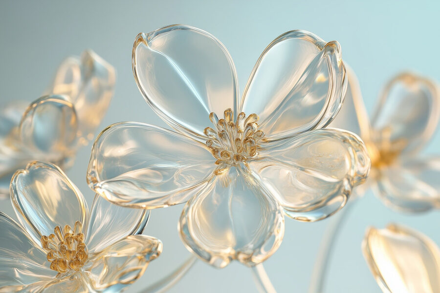 Wall murals Delicate flowers in soft hues - Image 6