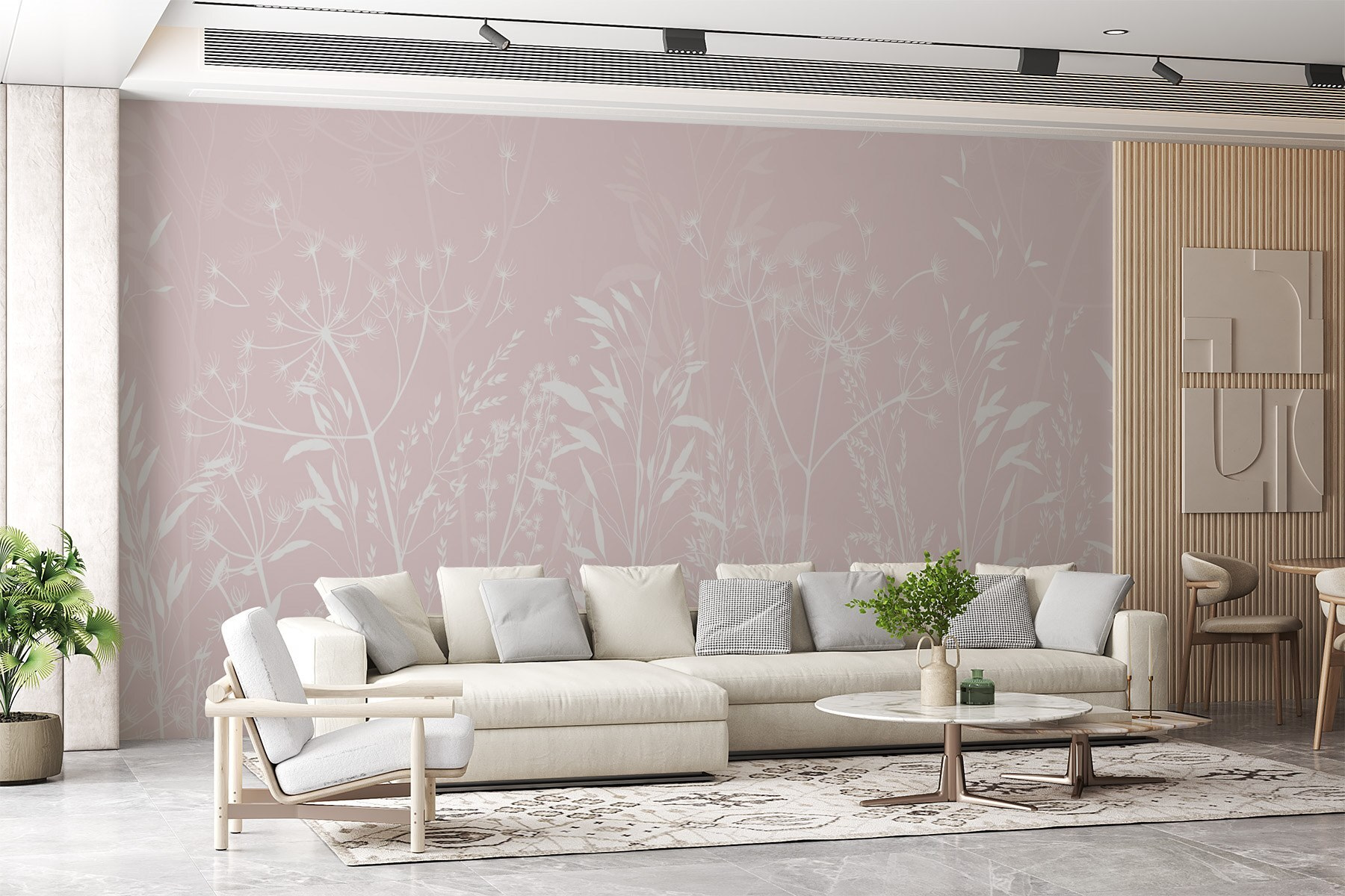 Delicate flora on soft background