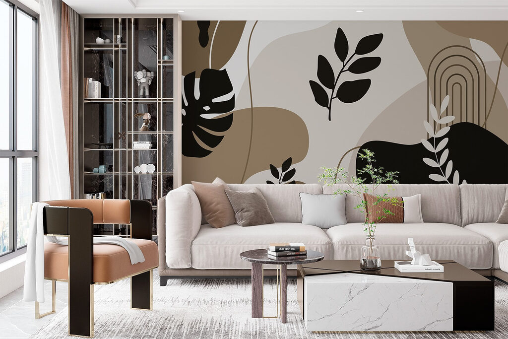 Natural forms in earth tones