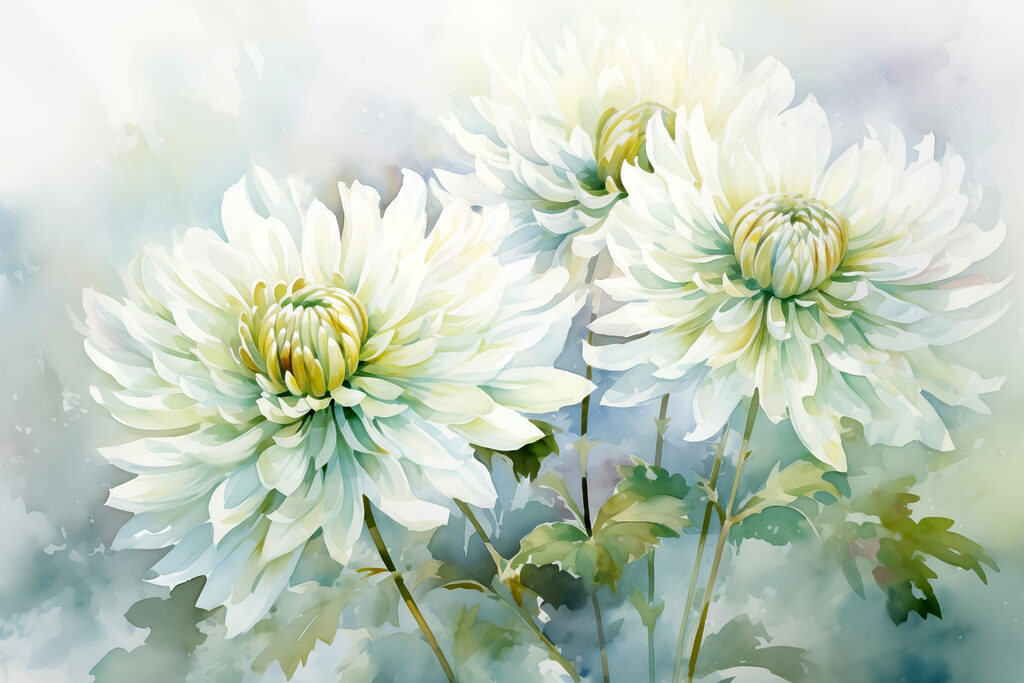 Delicate blooms in soft hues Delicate blooms in soft hues