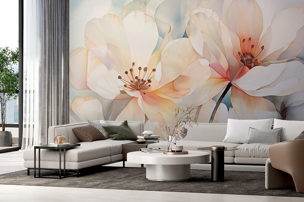 Soft blooms in gentle hues