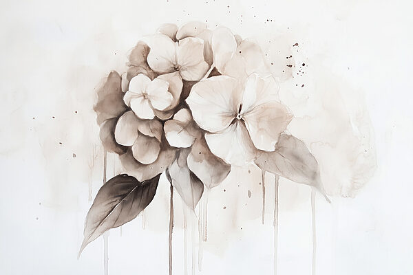 Painting of a flower Painting of a flower