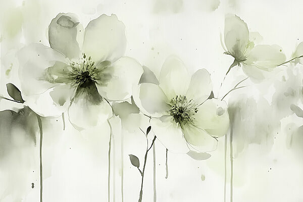 Soft blooms in delicate pastel tones Soft blooms in delicate pastel tones