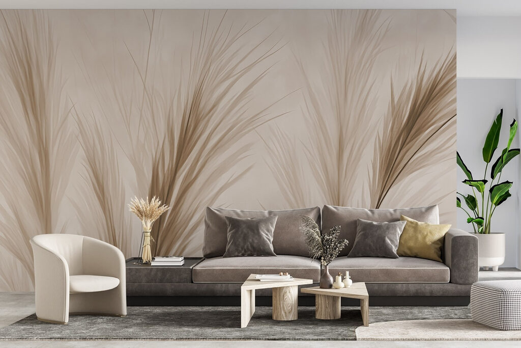 Delicate grass against a soft background Delicate grass against a soft background