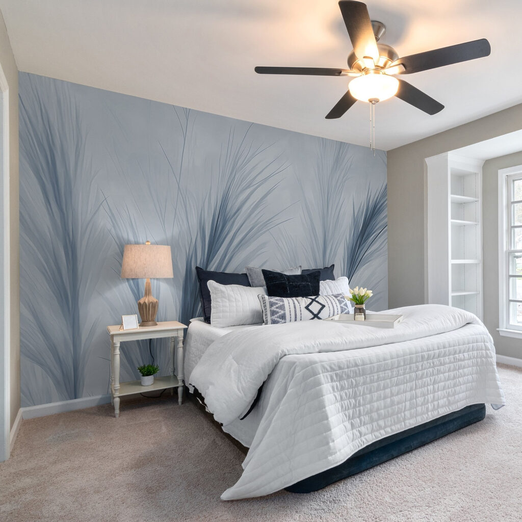 Delicate blue foliage in soft hues Delicate blue foliage in soft hues