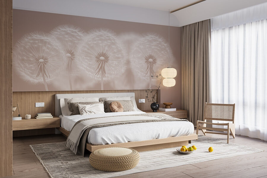 Wall murals Group of dandelions - Image 2