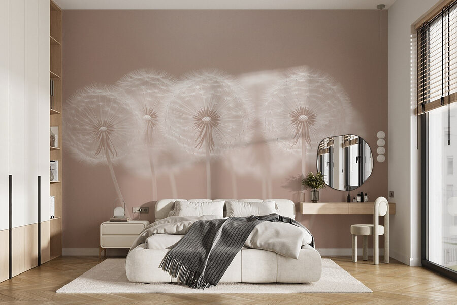 Wall murals Group of dandelions - Image 3