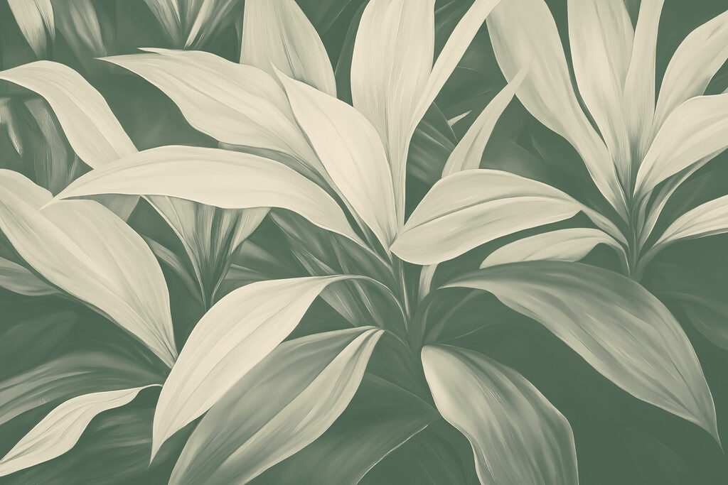 Soft leaves in gentle harmony Soft leaves in gentle harmony