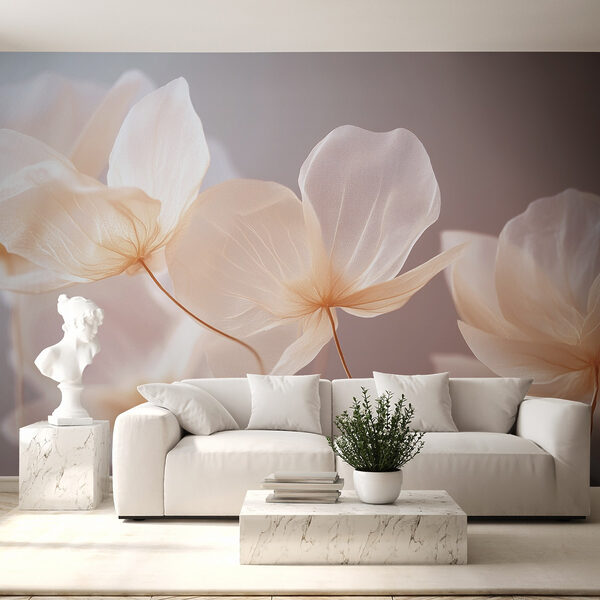Delicate petals in soft pastel hues Delicate petals in soft pastel hues