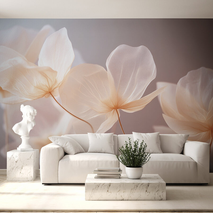 Delicate petals in soft pastel hues Delicate petals in soft pastel hues