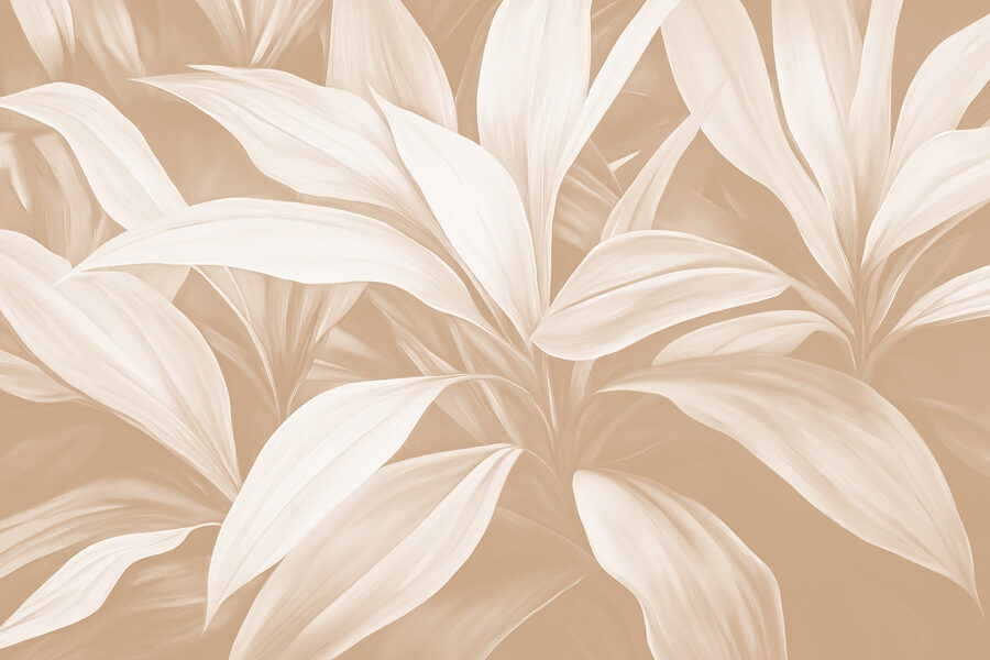 Serene nature-inspired leaf pattern Serene nature-inspired leaf pattern