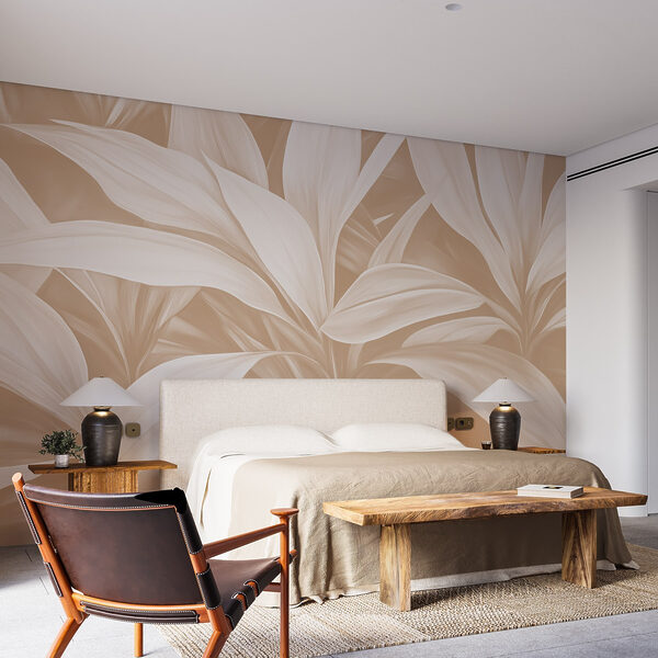 Serene nature-inspired leaf pattern Serene nature-inspired leaf pattern