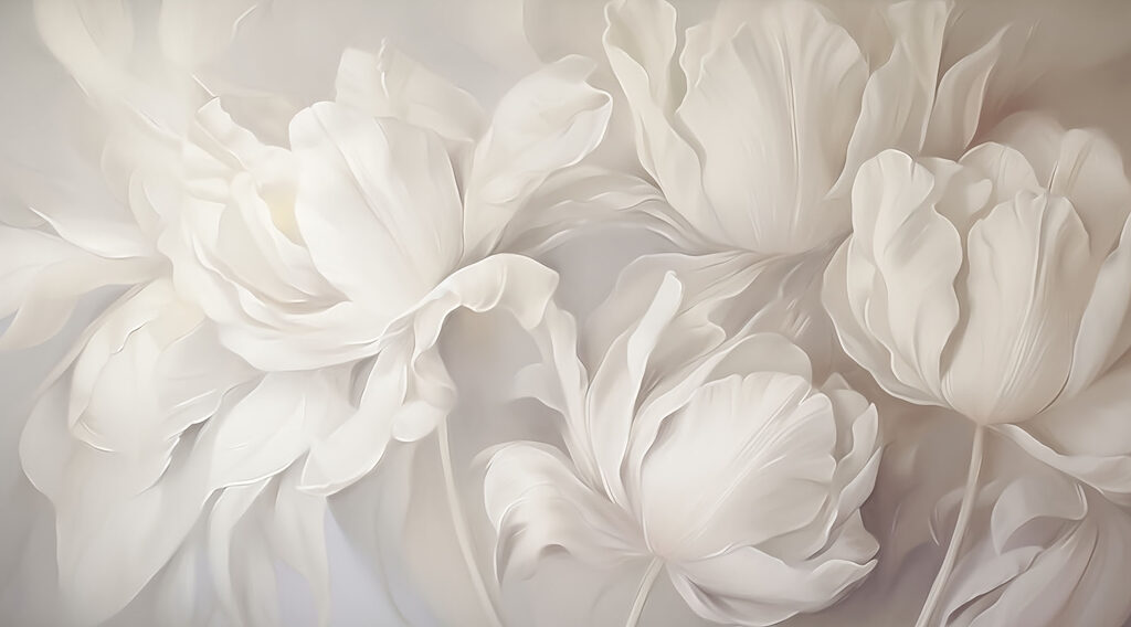 Soft petals in gentle hues Soft petals in gentle hues