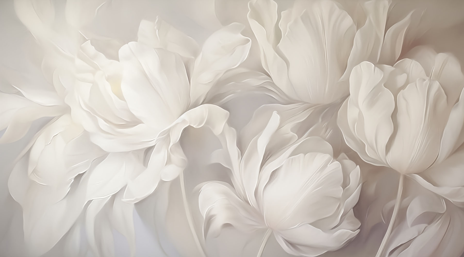Soft petals in gentle hues