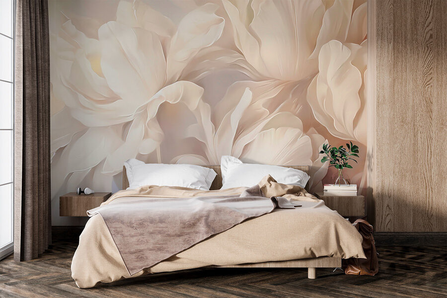 Soft petals in gentle hues Soft petals in gentle hues