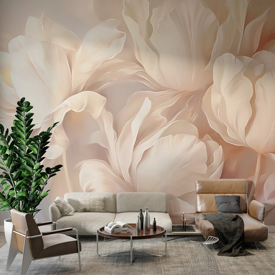Soft petals in gentle hues Soft petals in gentle hues