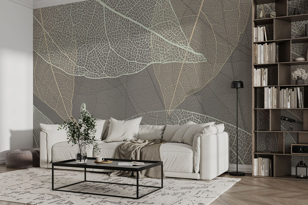 Delicate patterns of leaf veins