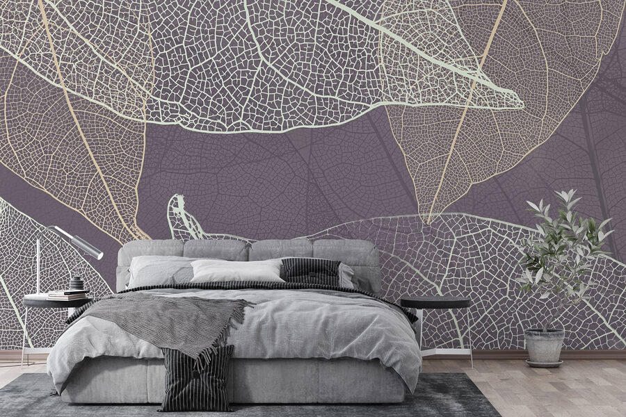 Nature’s delicate leaf patterns revealed