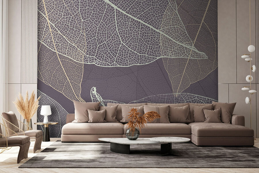 Nature’s delicate leaf patterns revealed