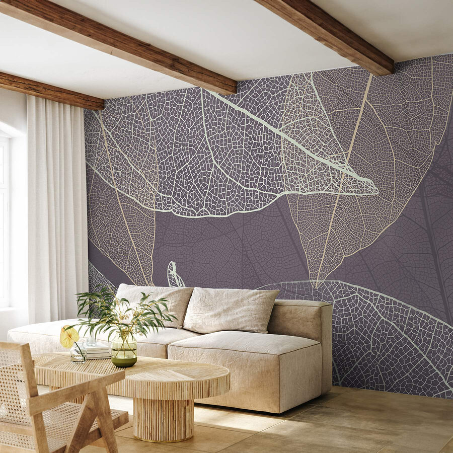 Nature’s delicate leaf patterns revealed