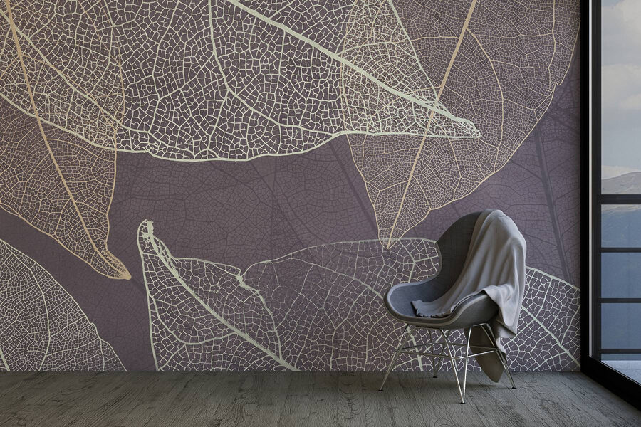 Nature’s delicate leaf patterns revealed