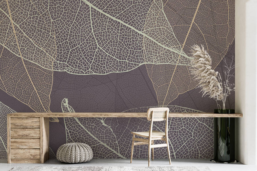 Nature’s delicate leaf patterns revealed