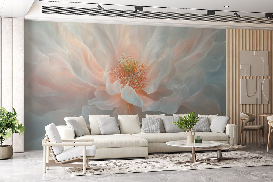 Delicate petals in soft hues