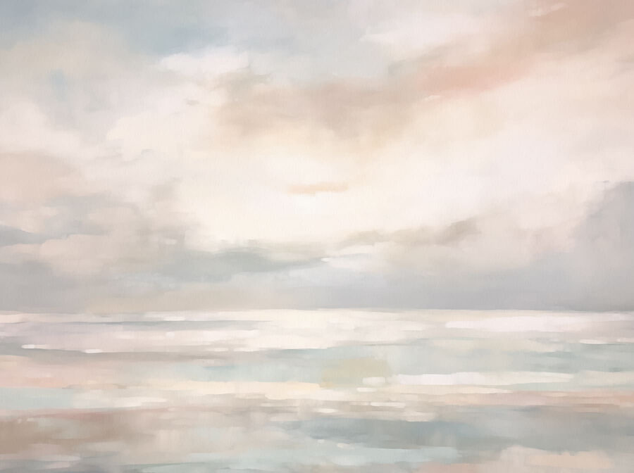 Wall murals Painting of a cloudy sky - Image 4