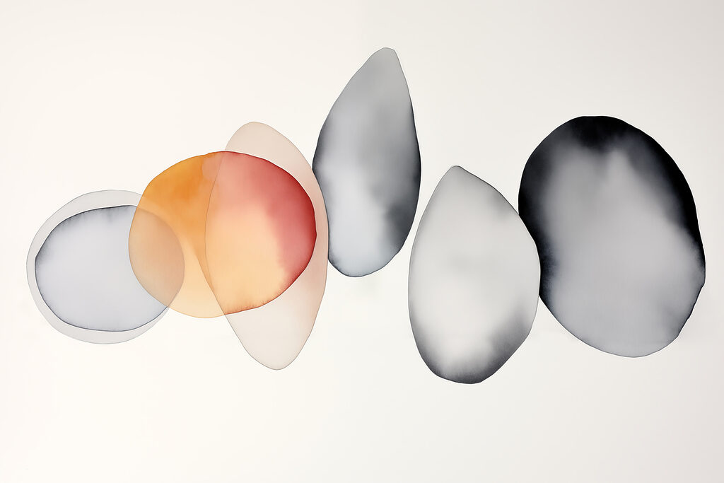 Group of transparent circles